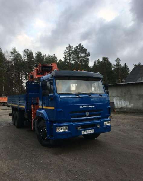 Камаз 65117 манипулятор кму kanglim кран борт