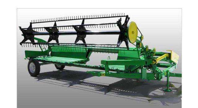 Прицепная жатка жвп-4.9 на мтз
