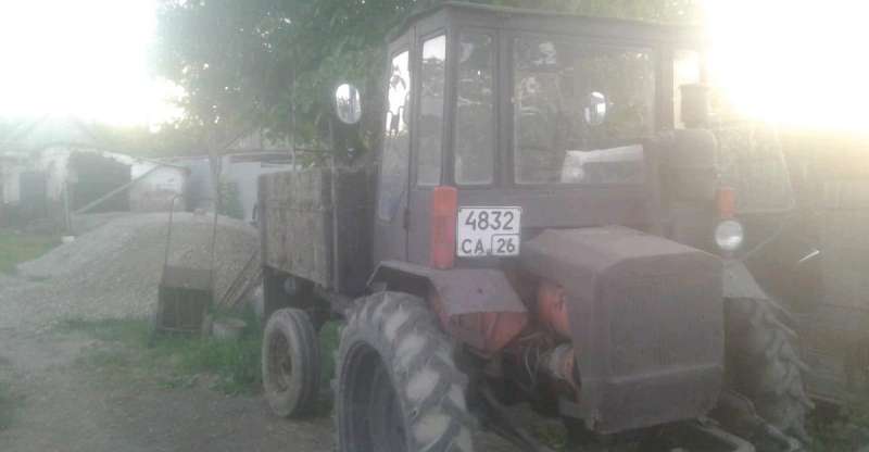 Трактор Т16 + 2 телеги