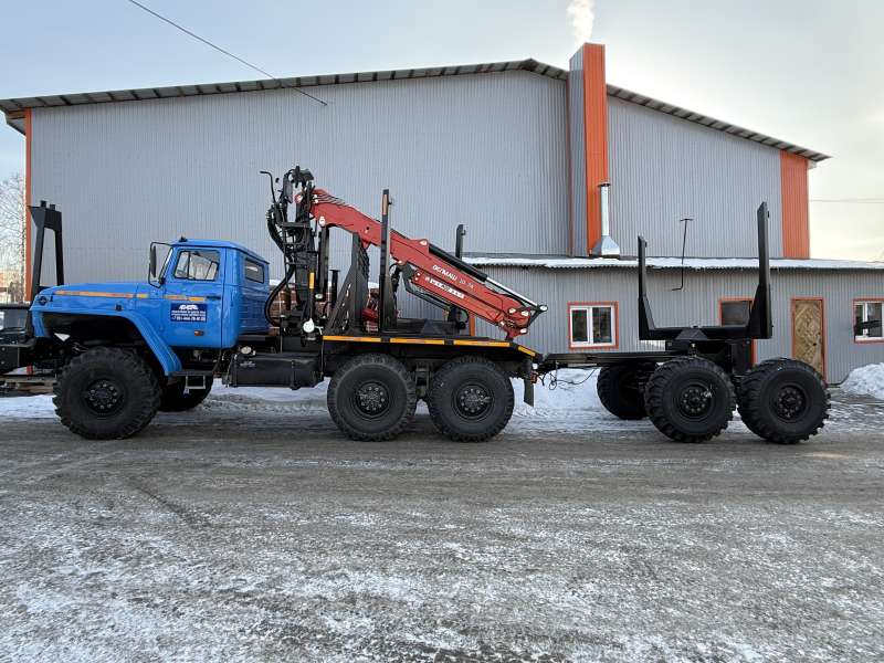 Купить Урал лесовоз с КМУ Велмаш 10-74