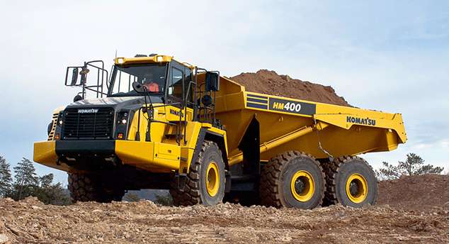 Карьерный cамосвал Komatsu HM400-3R