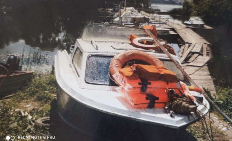 Моторная лодка Москва-2 + двигатель Mercury Me60el