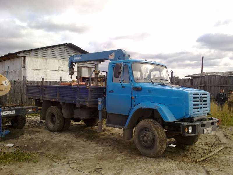 Кран манипулятор ЗИЛ R310 с КМУ UNIC URV-343