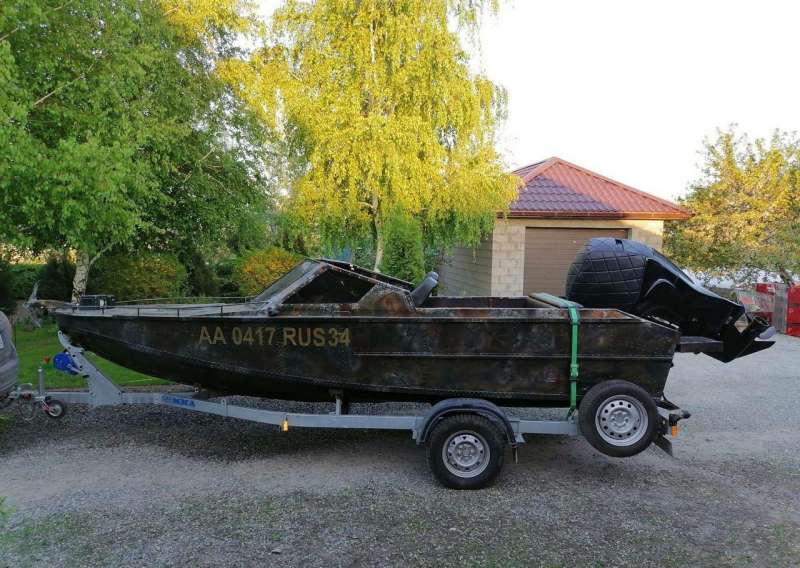 Катер с мотором Mercury Verado 150hp 4х 2008г