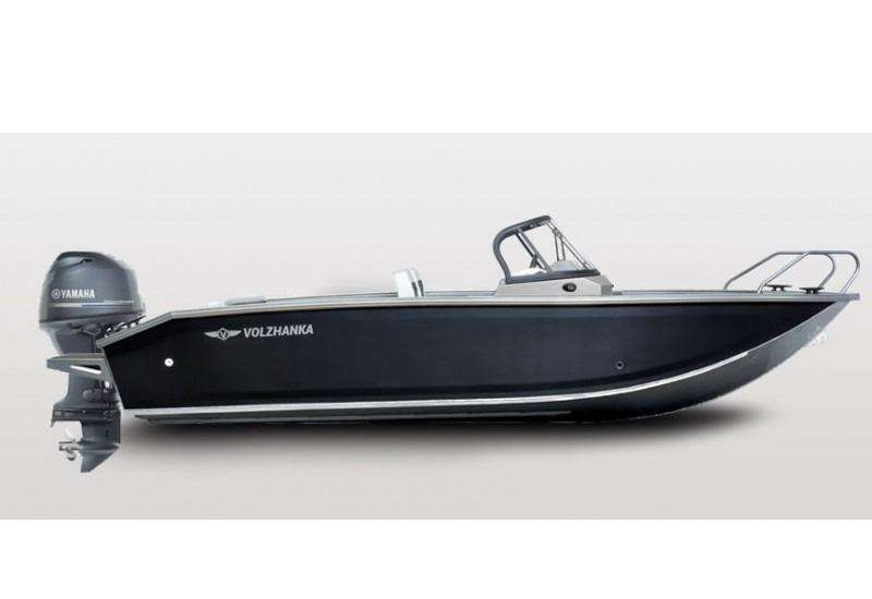 Лодка алюминиевая Волжанка 50 Фиш L + Yamaha F 60