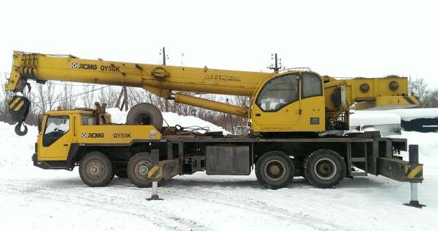 Китайский автокран xcmg г/п 50 тонн б/у