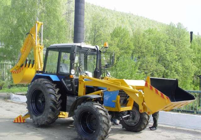 Жесткий грейфер на трактор Беларус-мтз