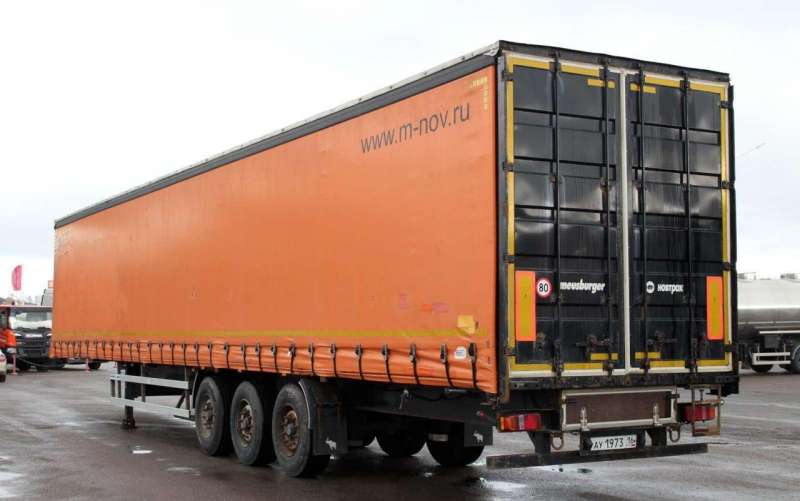 Шторный полупрциеп 16 метров Новтрак 2015