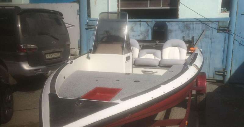 Катер Fisher F16 Pro с мотором Mercury 125HP/2Т