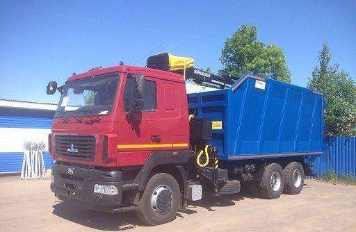 Кму Ломовоз маз-6312С5-8525-012 (Евро-5), кузов 30