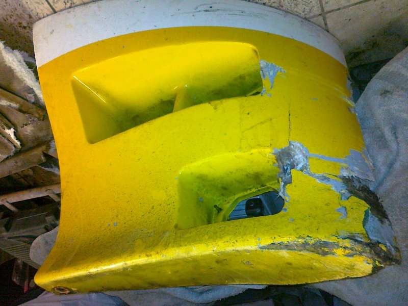 Ремонт бампера грузового авто в СПБ. Московский район