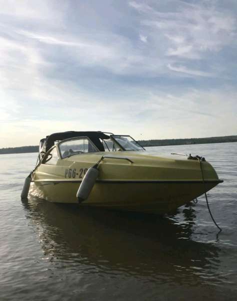 Катер - лодка аквалайн 170 с мотором 90 л.с