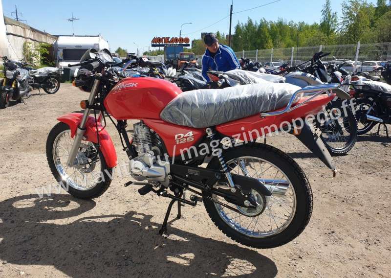 Мотоцикл M1NSK minsk D4 125 Red +шлем Минск