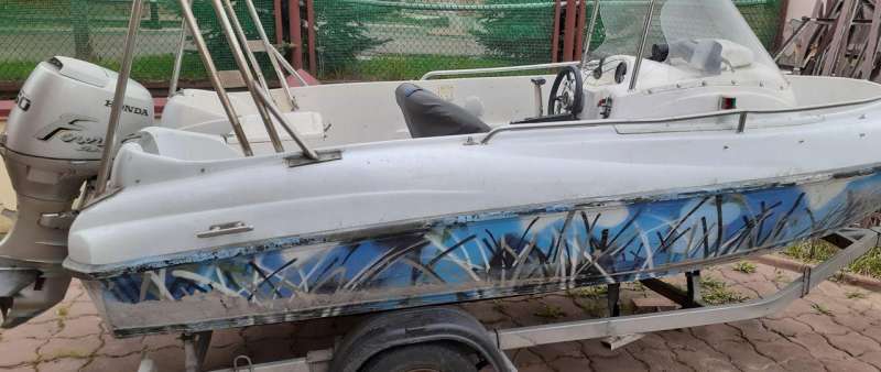 Рыболовный катер Gladius Glide 460 + Honda 50