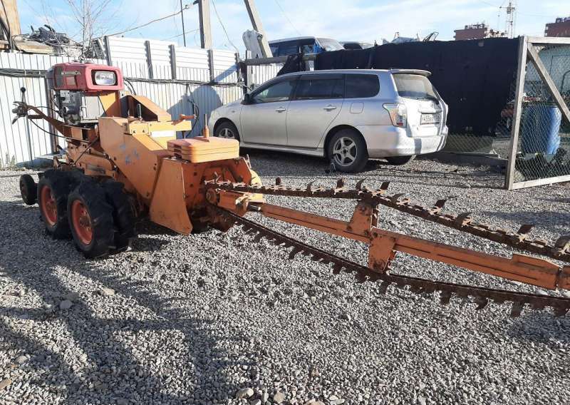 Японский траншеекопатель Kawabe TFC-250 Бара 1.2м