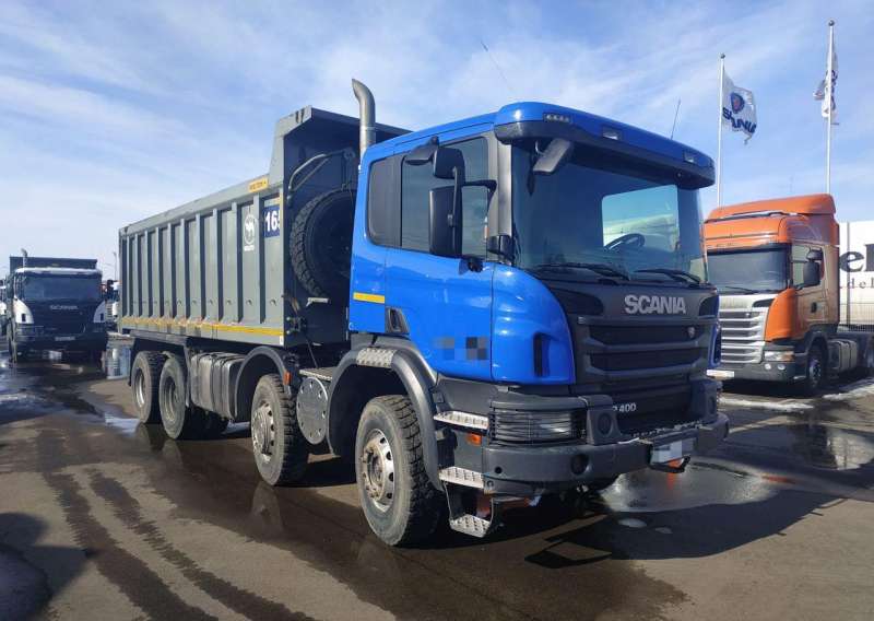 Самосвал Scania P400 8x4 2018
