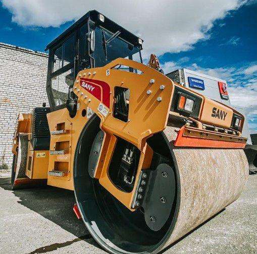 Каток тандемный sany STR100C-8S