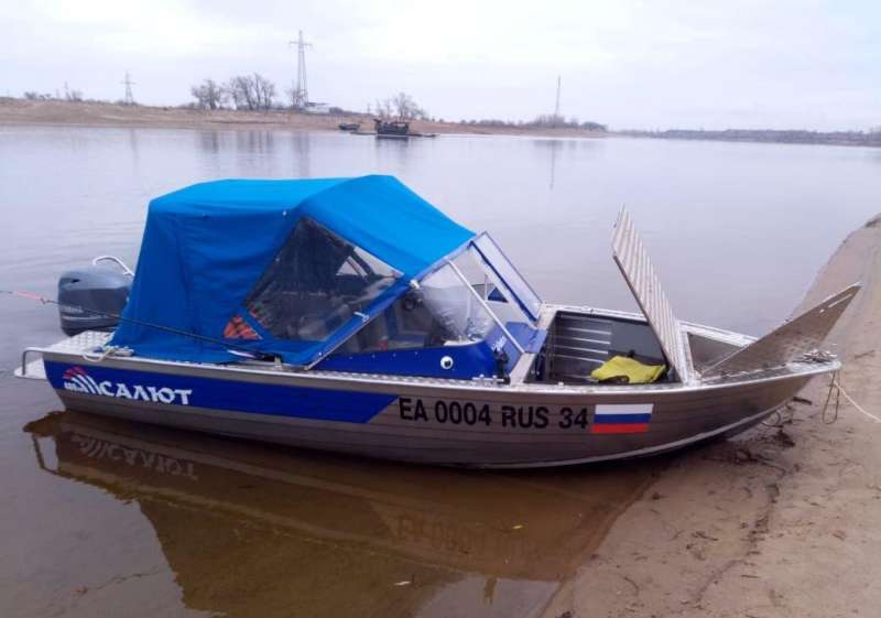 Салют 480 + yamaha 60 (4такта)