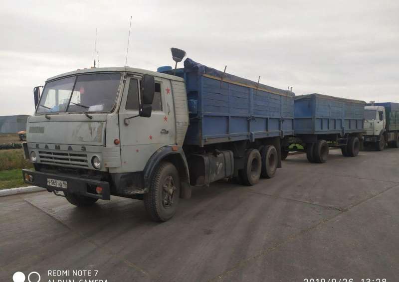 Камаз 53212 с прицепом