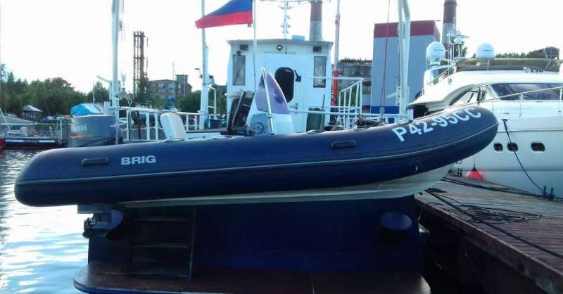 Риб бриг 450L (RIB brig Falkon 450L) с прицепом