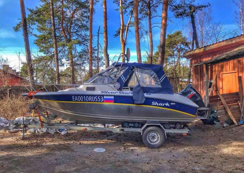Silver shark 605 WA Мотор Suzuki 140