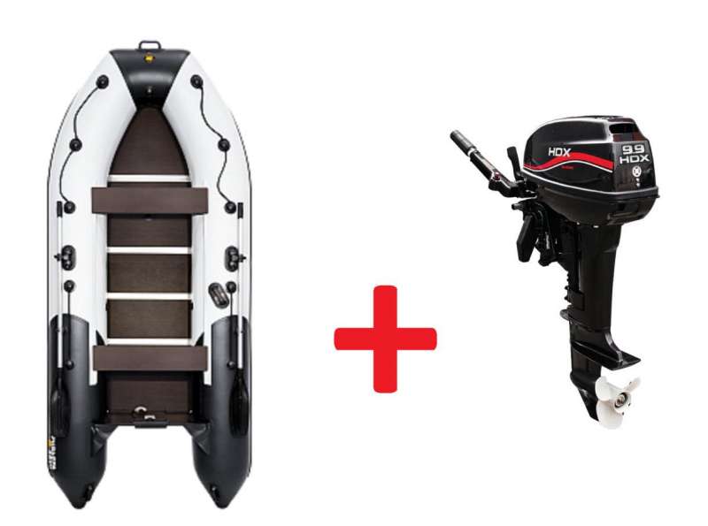 Ривьера 3600 ск Компакт + HDX 9.9 лодка + мотор)
