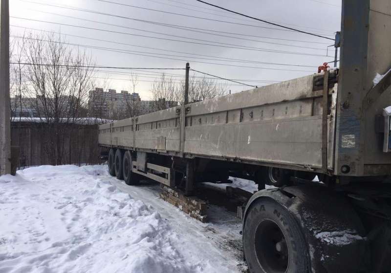 Полуприцеп бортовой нарко 13,6 метров