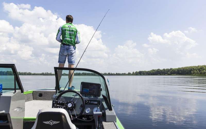 Моторная лодка Волжанка fishpro 50+yamaha F115