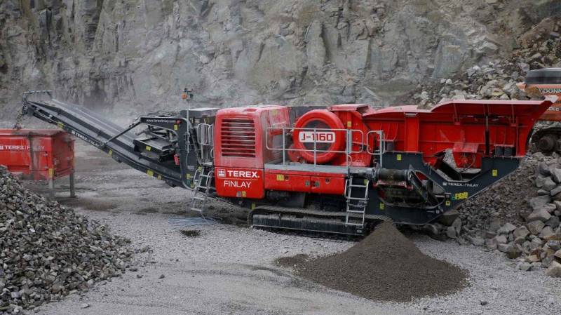 Запчасти гусеничного хода дробилок Terex Finlay J-1175