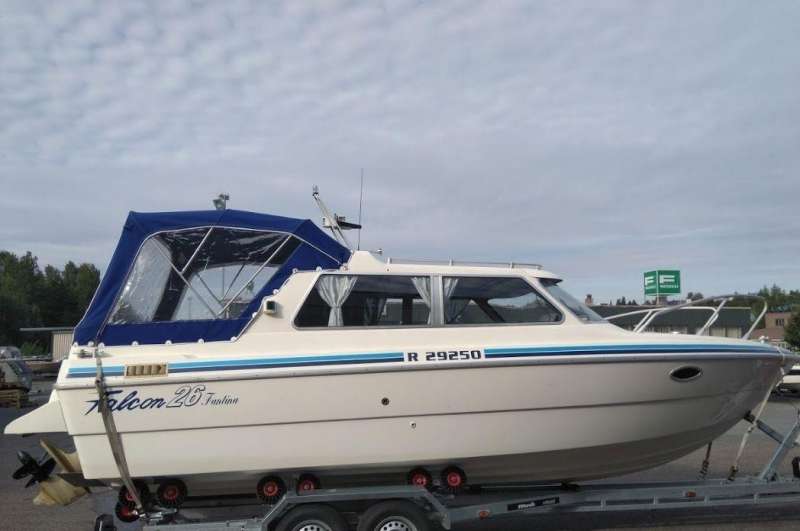 Морской дизельный катер bella falcon 26 1990г