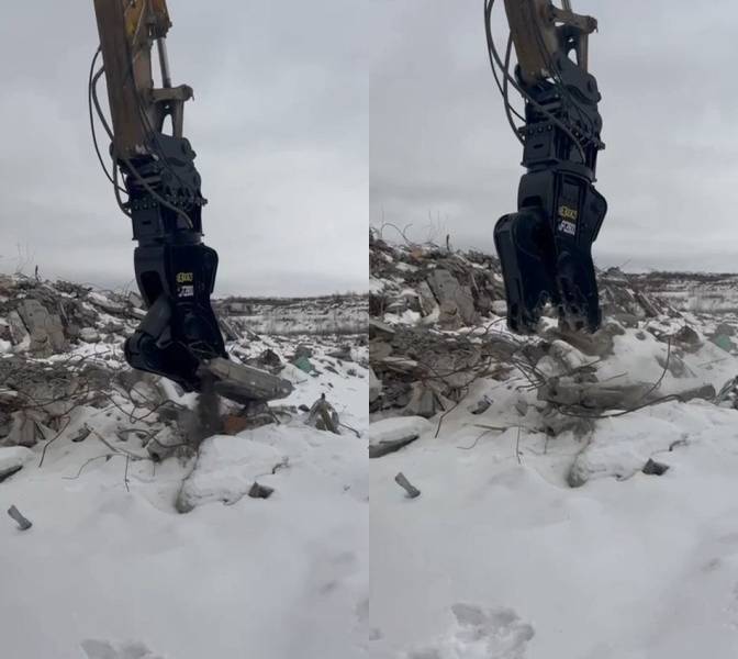 Универсальные гидроножницы на экскаватор Huyndai R330