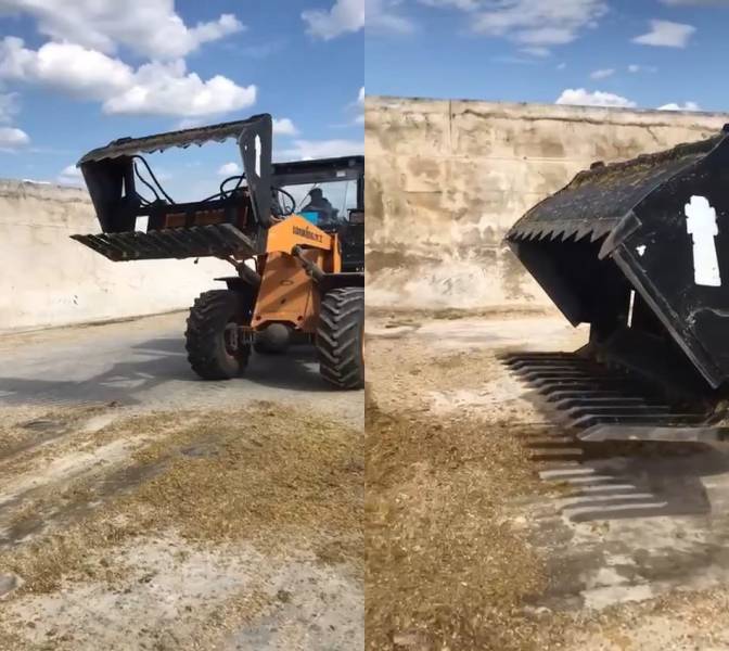 Резчик силоса для погрузчиков JCB Agri, Zauberg, UMG