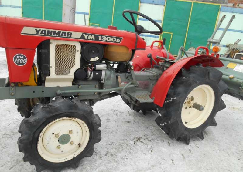 Японский минитрактор Yanmar YM1300 4 wd