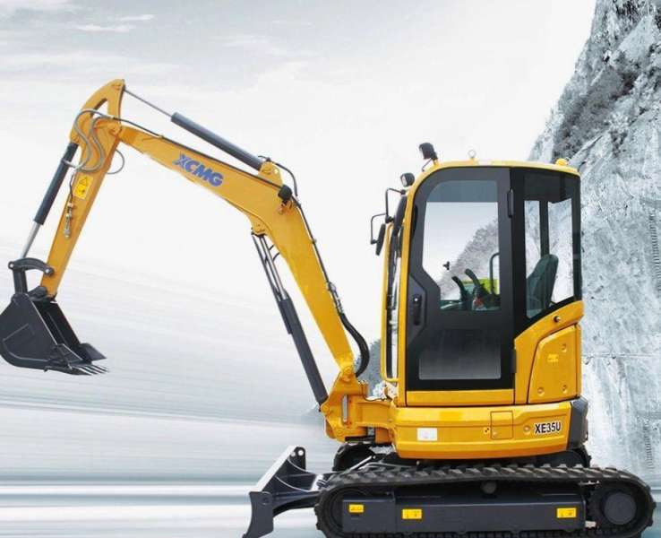 Мини-экскаватор XCMG XE35U, 2021