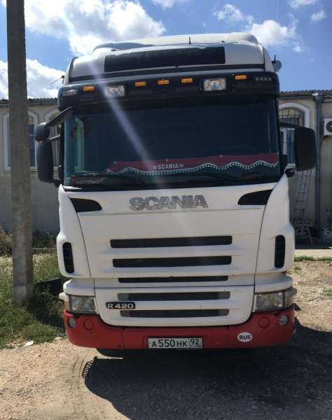 Scania R420 рефрижератор-тушевоз