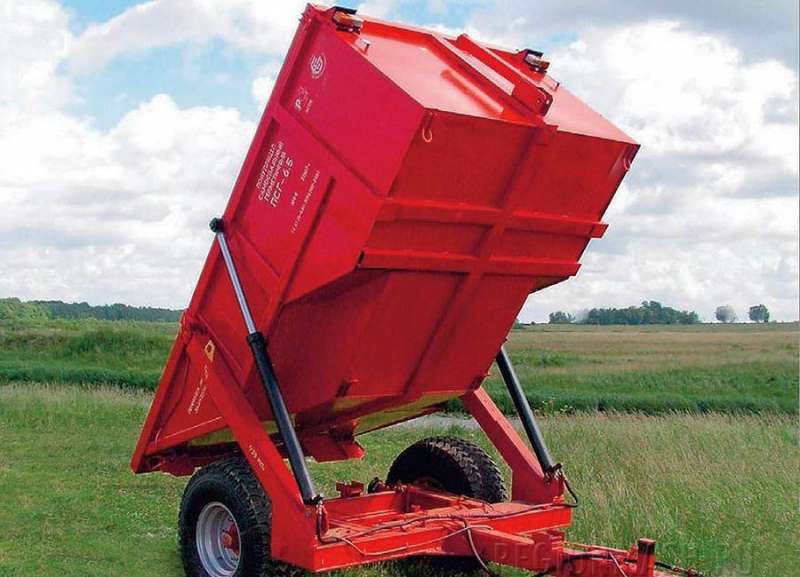 Полуприцеп тракторный герметичный пгс-6,5