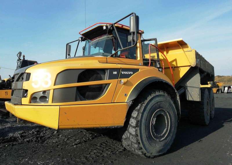 Volvo a40f. Сочленённый самосвал Volvo a40f.