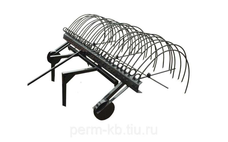 Грабли поперечные 2,1м. для минитрактора