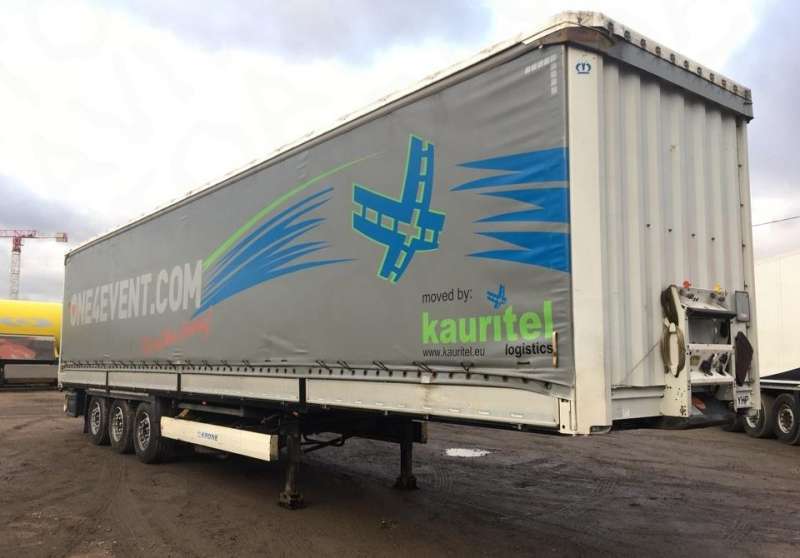 Полуприцеп бортовая штора с кониками Krone SD 2012