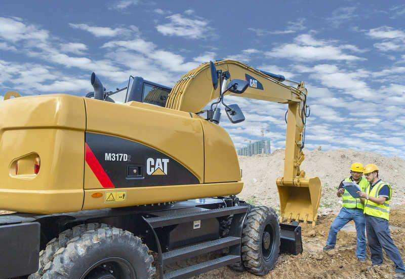 Колёсный экскаватор CAT M317D2, 2021