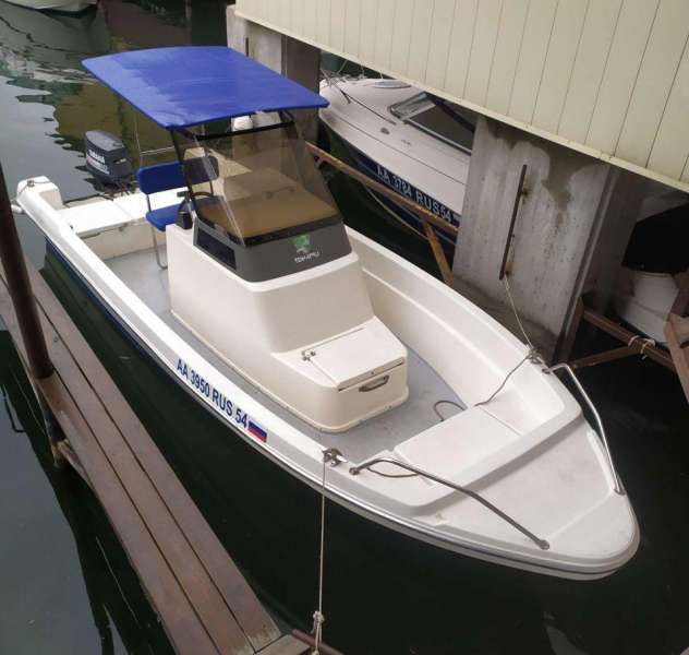 Катер Tohatsu-205 с мотором Yamaha-60 2-т
