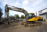 Гусеничный экскаватор Volvo 220, доп. линии, 2 ковша
