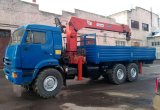 Камаз 43118 бортовой с кму Kanglim 1256 в Кирове