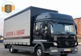 Mercedes Atego 822 L, пятитонник, штора, гидроборт