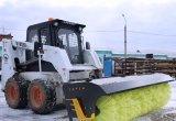 Дорожная щетка на мини-погрузчик Case SV 300
