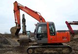 Гусеничный экскаватор Hitachi ZX120 как нoвый