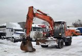 Колесный полноповоротный экскаватор Hitachi ZX130W в Москве