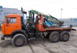 Камаз 43118, Лесовоз с гидроманипулятором, 2013 г в Красноярске