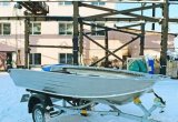Новая моторная лодка wyatboat 390р алюминиевая