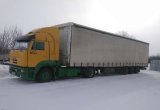 Тягач камаз 5460 + П/П Веко - низкорамный, шторный в Ефремове
